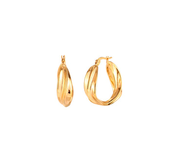 Golden Curl Earrings